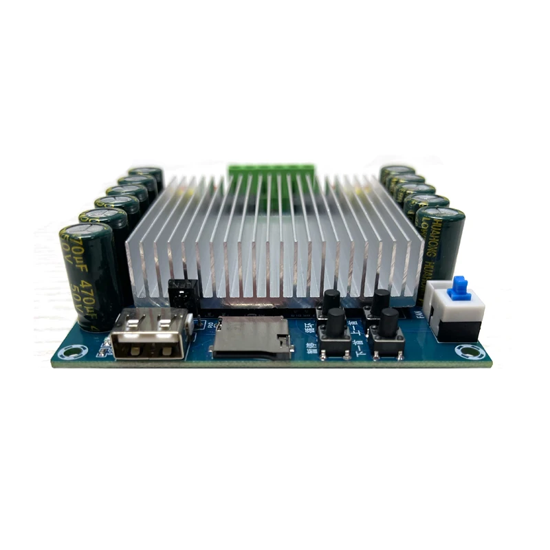 Плата цифрового усилителя TDA7498E 2*200 Вт Класс мощности D HiFi стерео сабвуфер TDA7498