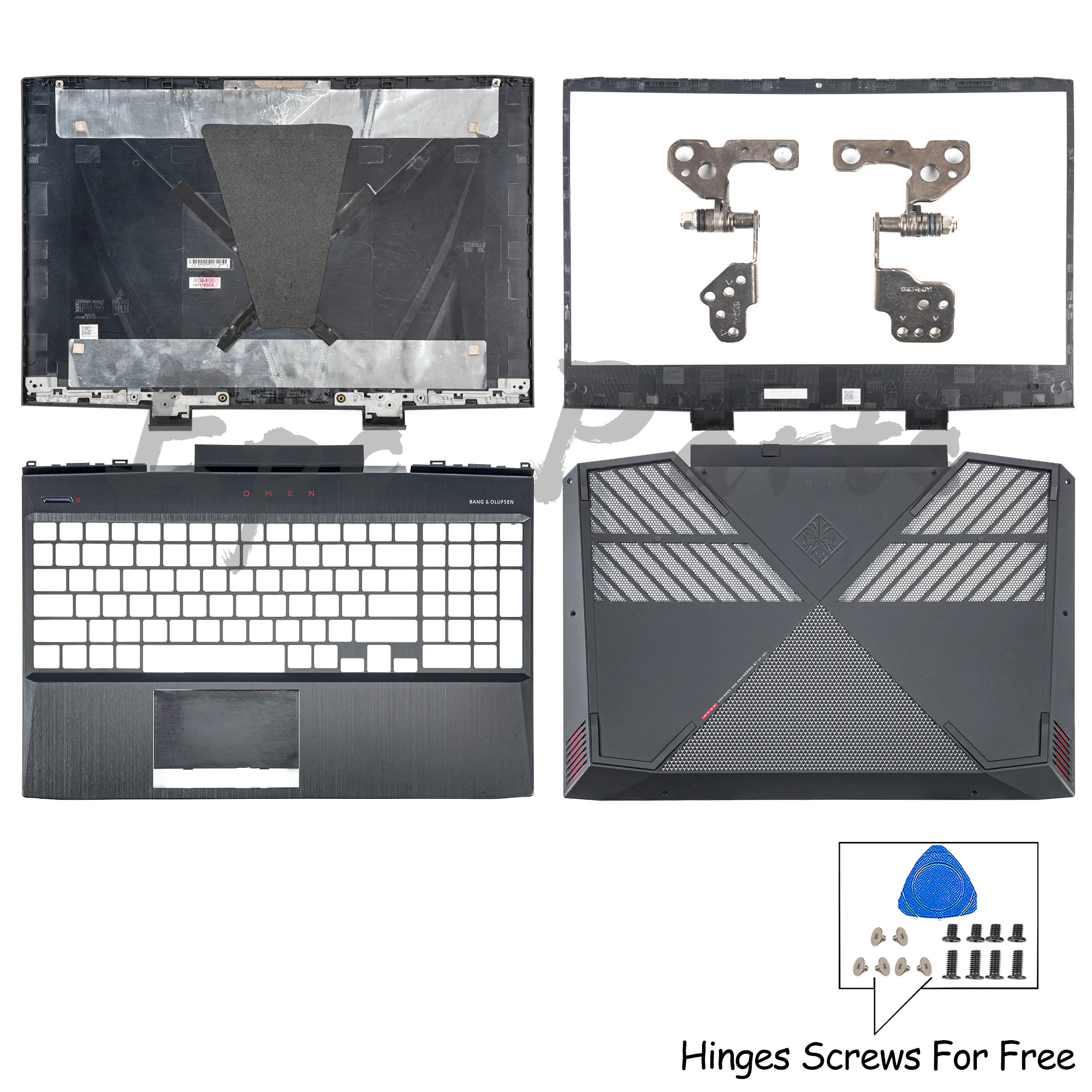 Детали Epc для OMEN 15-DC 15-dc1055TX TPN-Q211 Пластиковая Задняя крышка/рамка/Упор рук черный 15 6