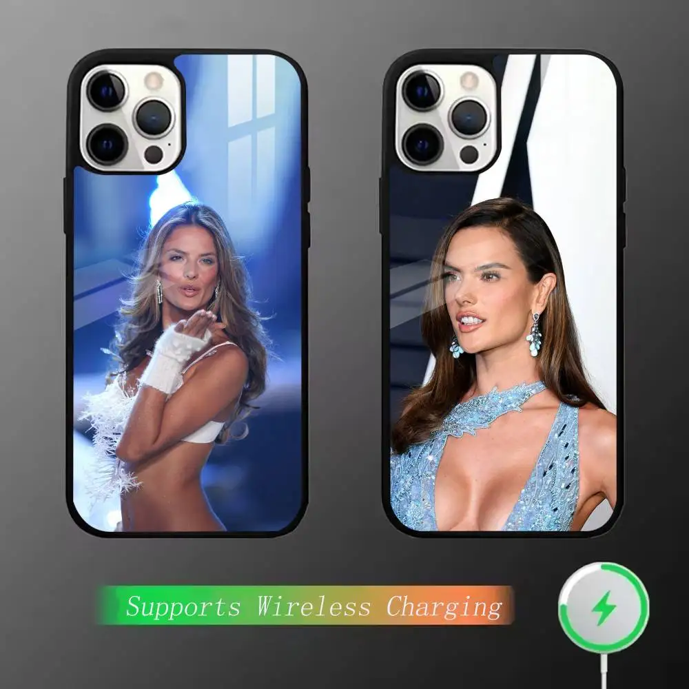 Фото Чехол для телефона Supermode AA A-Alessandra Ambrosio для iPhone Magnetic 15,16,17,14,13,12,11 Plus, Pro с беспроводной зарядкой №1
