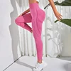 Hollow Out Sports Leggings Women Seamless High Waisted Leggings Gym Workout Nylon High Stretchy Walking Running Pants 2