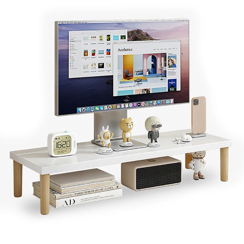 Деревянный держатель для монитора компьютера подставка экрана ПК кронштейн