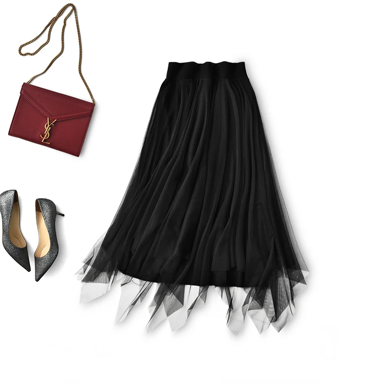 

Длинные юбки для женщин, ассиметричная юбка до щиколотки в богемном и корейском стиле, модная одежда в Корейском стиле, Женская юбка