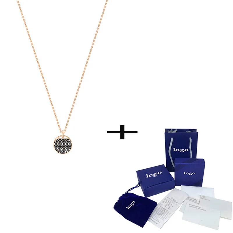 

2019 Fashion New GINGER Racket Necklace Rose Gold Ms. Clavicle Chain Luxury Wild Jewelry Send Girlfriend Exquisite Romantic Gift