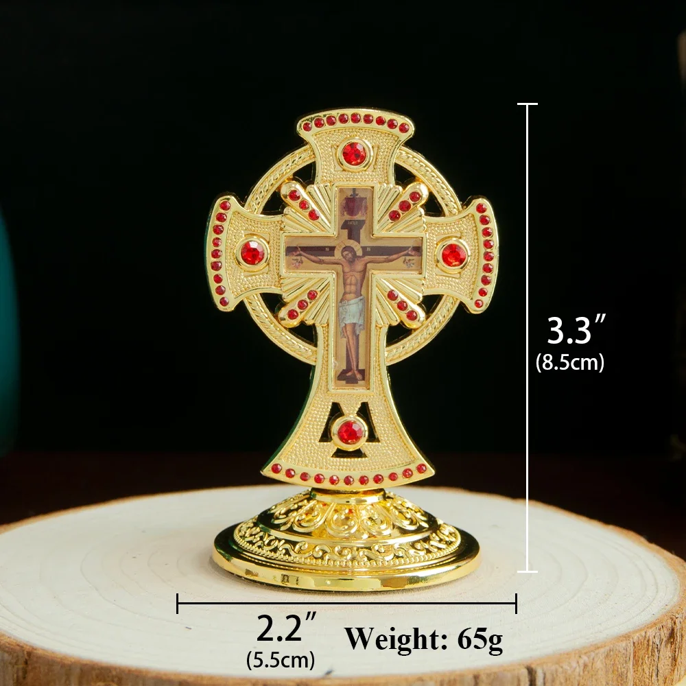 Красный драгоценный камень ручной работы религиозный православный карася