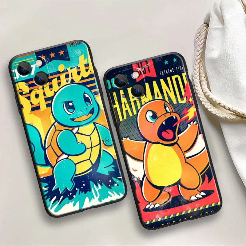 

Pikachu Pokemon Phone Case for IPhone 11 12 Pro MAX 8 Plus XS XS Max XR 13 Pro 7 8 6S Cute Hot Cartoon color Silicone Case Gift