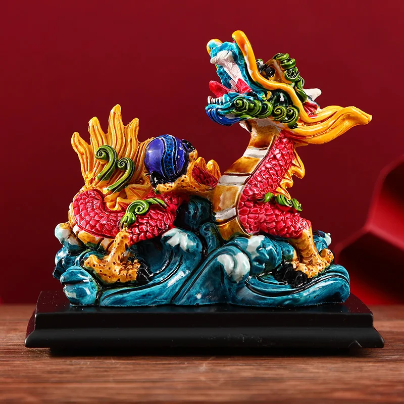 

Chinese Style Gifts Home Decor Forbidden City Cultural and Creative Dragon and Lion Beijing Souvenirs Creative Jewelry Gift Room