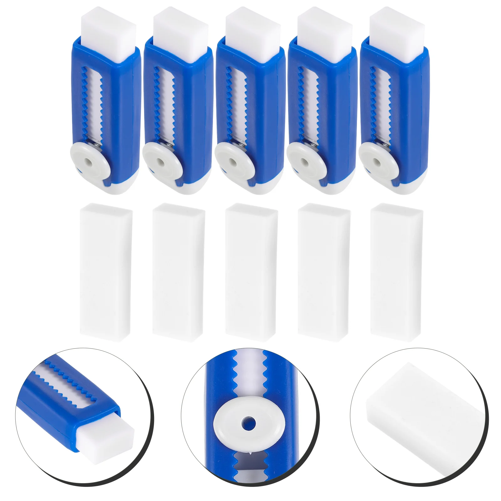 

5 Sets Portable Erasers Students Test Erasers Portable Erasers School Erasers for Students