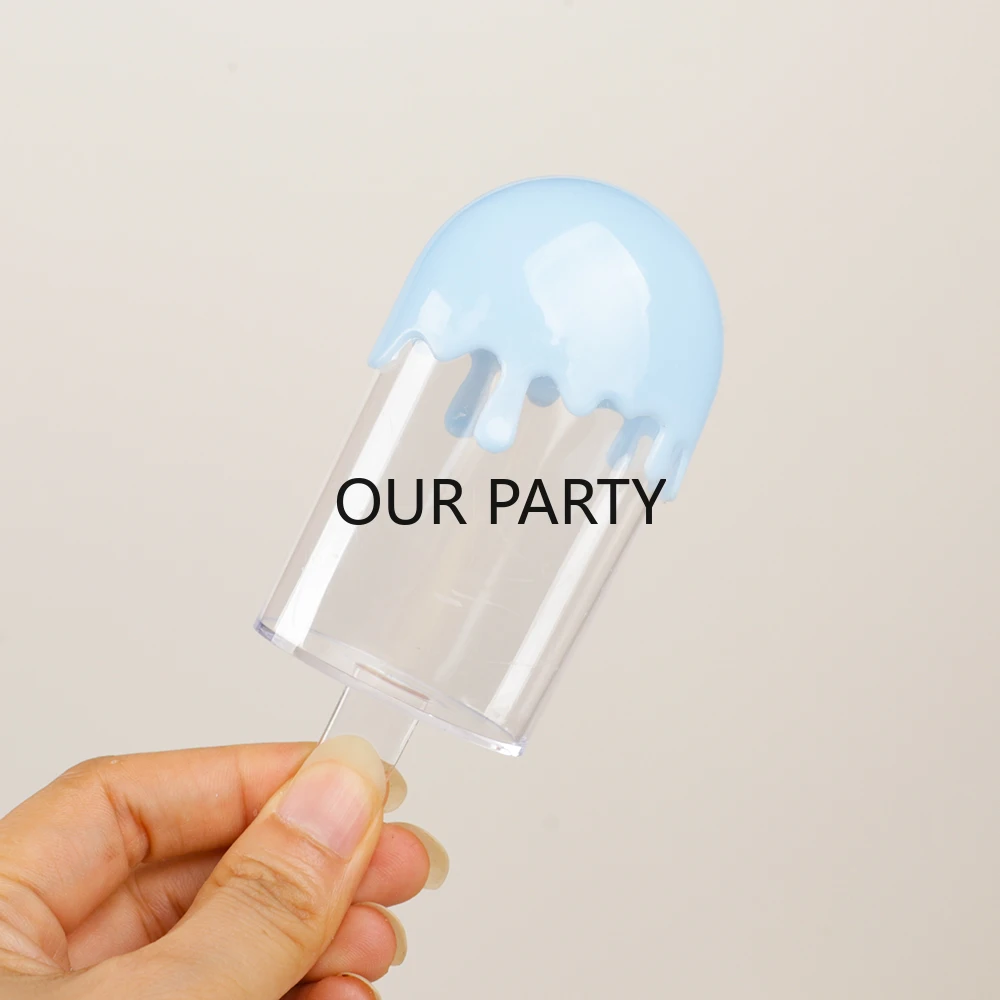 

Пластиковые коробки для конфет в форме мороженого, 5 шт.