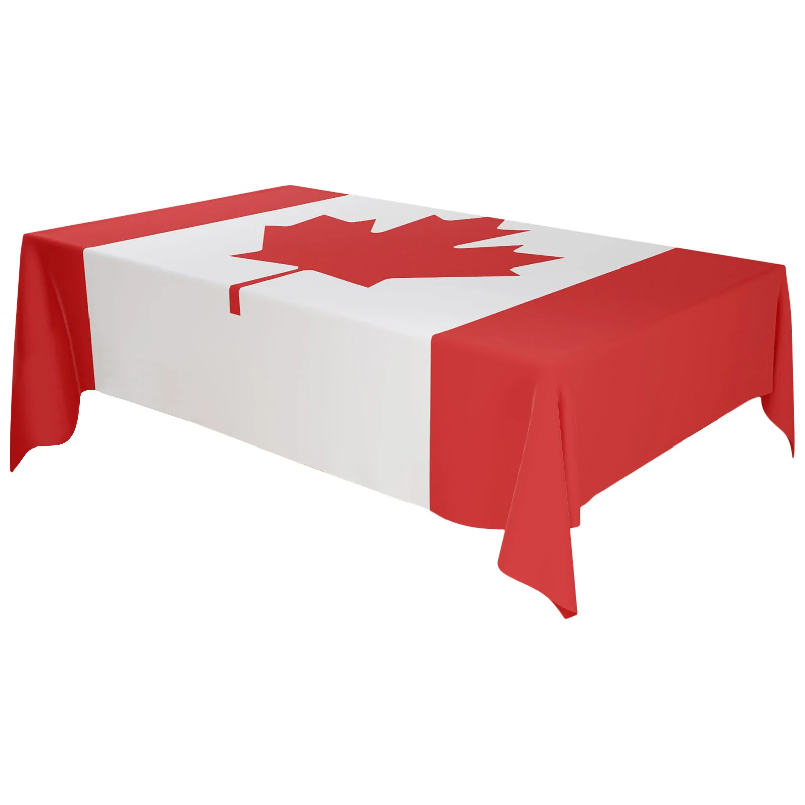 

Canadian Flag Table Cover Rectangular Canadian Maple Leaf Table Cover Canadian Flag Table Cover Polyester Gabardine Tablecloth