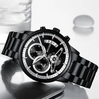 belushi luxury brand sports clock men waterproof chronograph watch for men stainless steel quartz watches mens relogio masculino