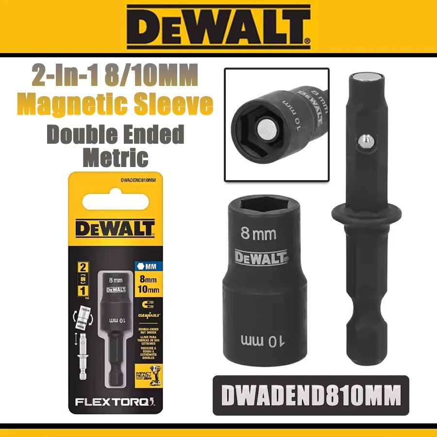 

DEWALT DWADEND810MM 2-в-1 магнитный переходник для ударной дрели 8/10 мм