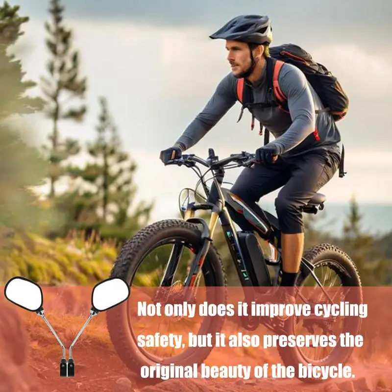 Велосипедное зеркало Bike Mirror Handlebar Mount черное