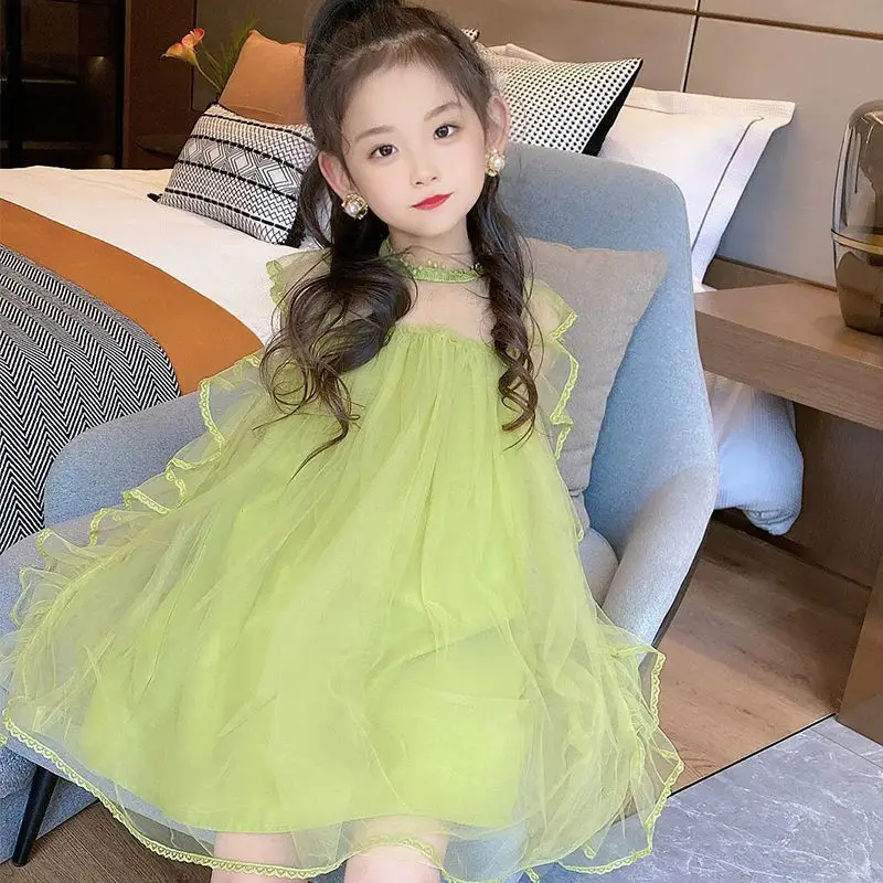 

The Latest Summer 2022 Mori Dress Princess Style Explosion Mesh Skirt Fashionable Western Style Princess Dress
