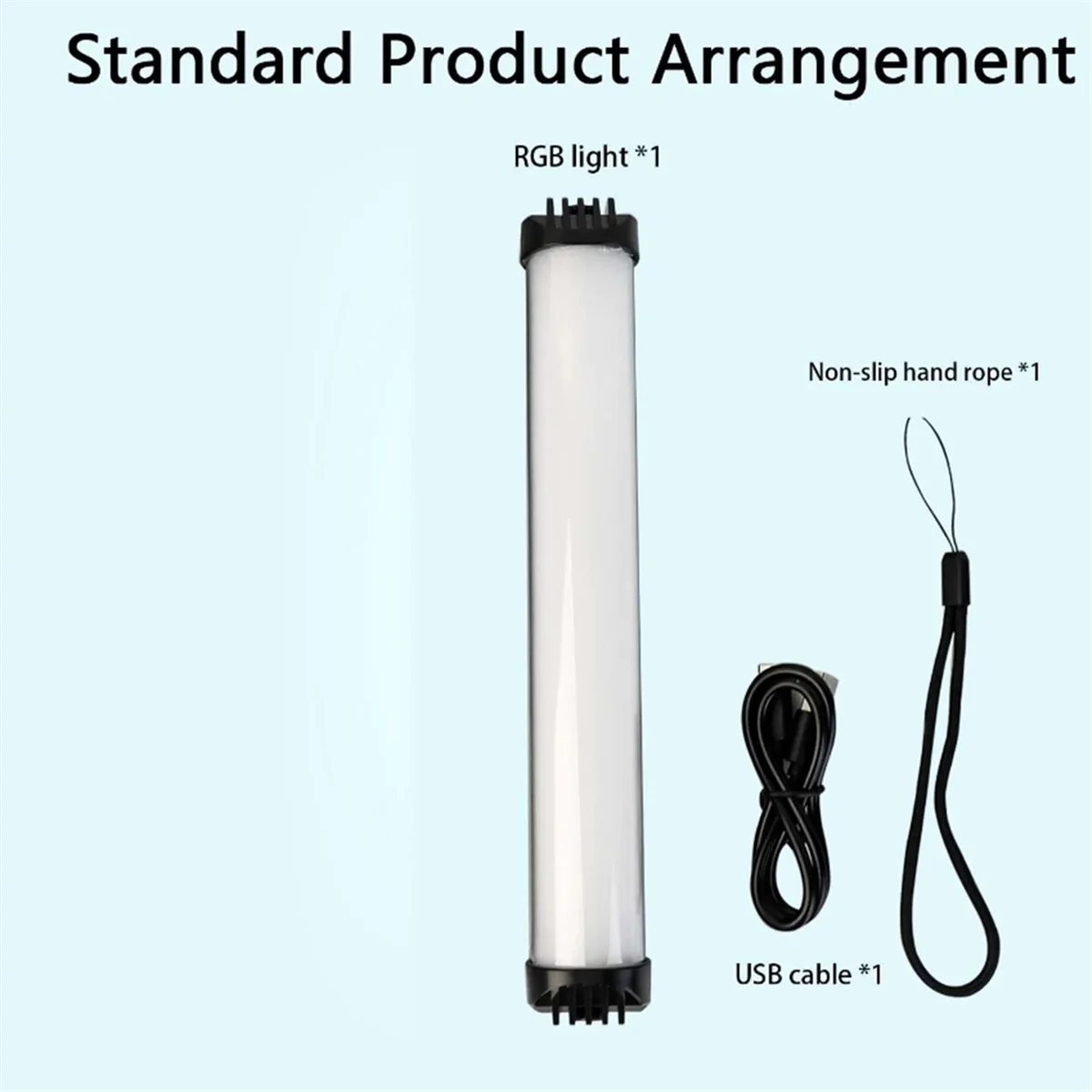 2700-7500K RGB Ручной светодиодный заполняющий светильник Перезаряжаемый через USB для