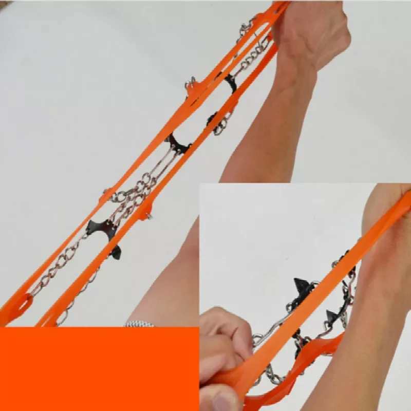Universal Ice No Slip Snow Shoe Spikes Grips Cleats Crampons Winter Climbing No Slip Shoes Cover