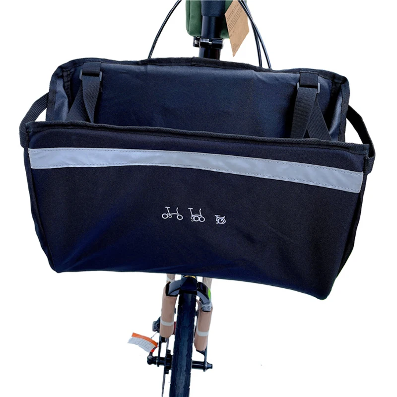 

Front Storage Bag With Bracket,Original Front Storage Bag,Vegetable Basket Bag,And Internal Bracket,For Brompton Folding Bike