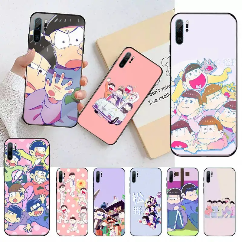 

Japan anime Osomatsu San Phone Case For Huawei honor Mate 10 20 30 40 i 9 8 pro x Lite P smart 2019 Y5 2018 nova 5t