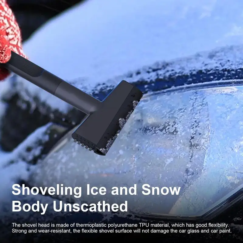 

Ice Scraper Snow Removal Car Windshield Window Snow Cleaning Scraping Tool TPU Auto Ice Breaker Snow Shovel To Remove Ice Snow