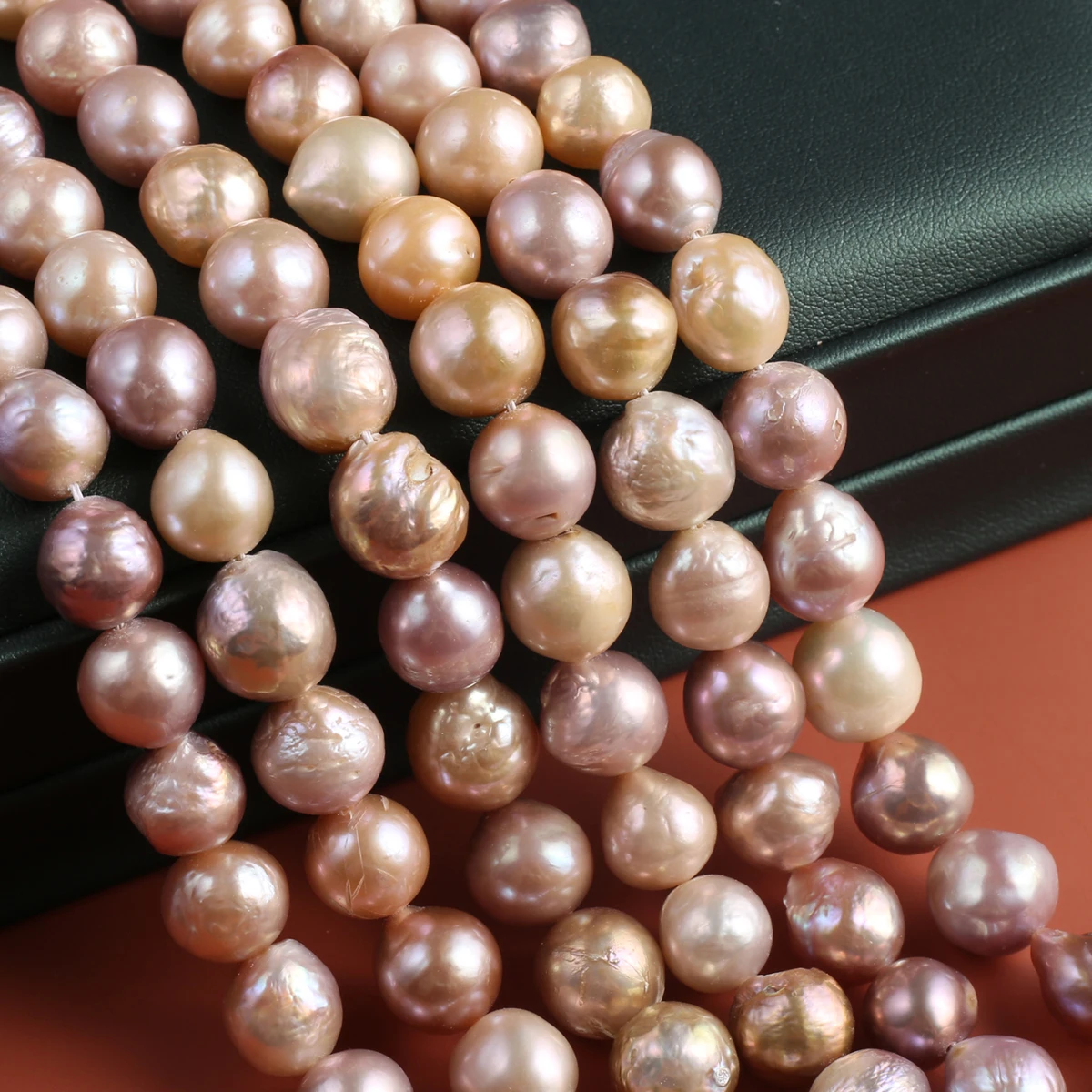 Natural Freshwater Baroque Colored Pearls Near Round 100% Real Pearls Bead DIY for Jewelry Making DIY Bracelet Necklace Earrings