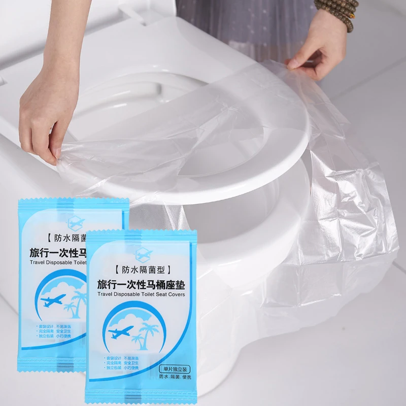 

Disposable Toilet Seat Cover Mat Portable Safety Toilet Seat Pad for Travel/Camping Bathroom Toilet Paper Pad Bathroom Accessory