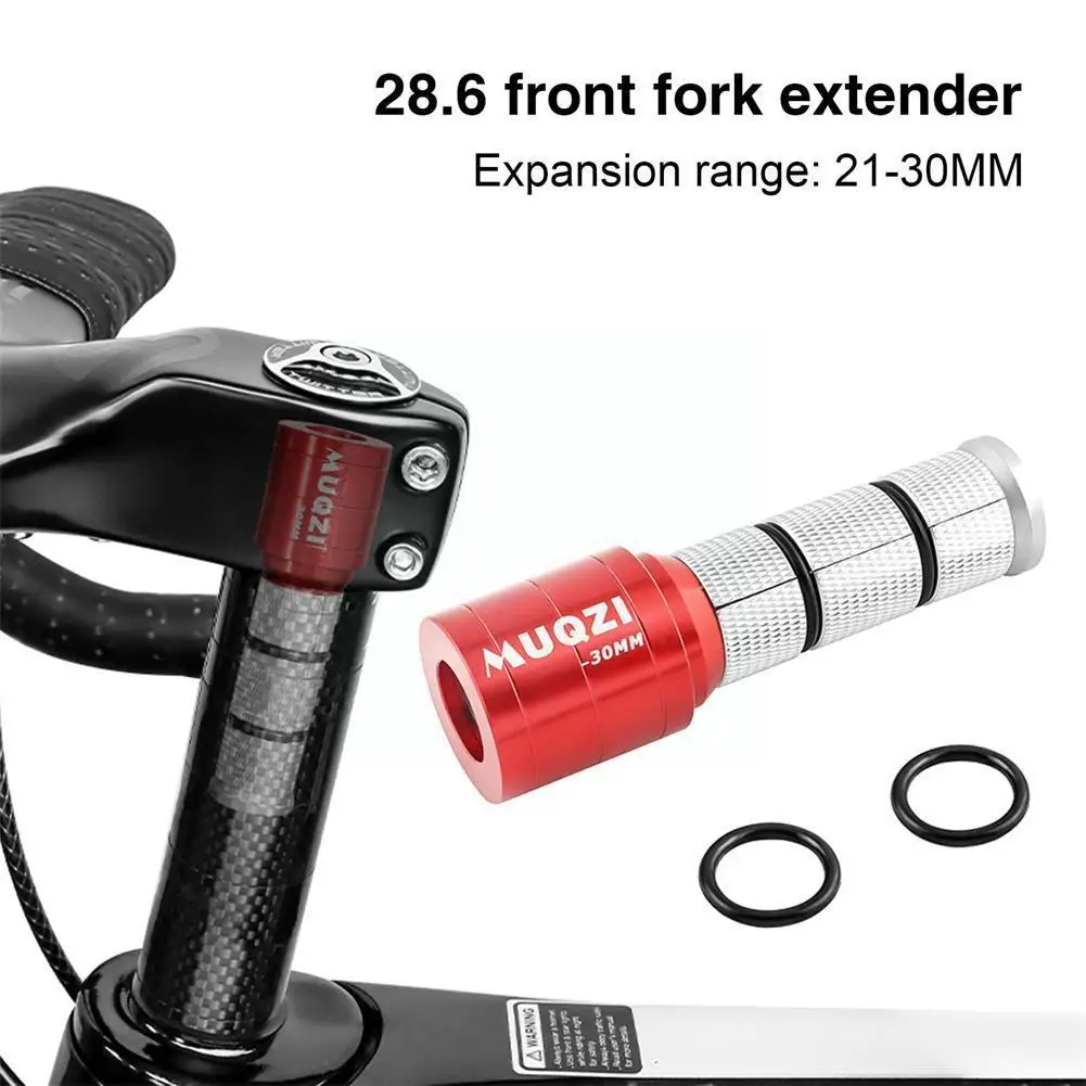 

Bicycle Front Fork Head Tube Heightener Aluminum Alloy Handlebar Extender Stem Bikes Heightener Extender Accessories Cyclin Y9E0