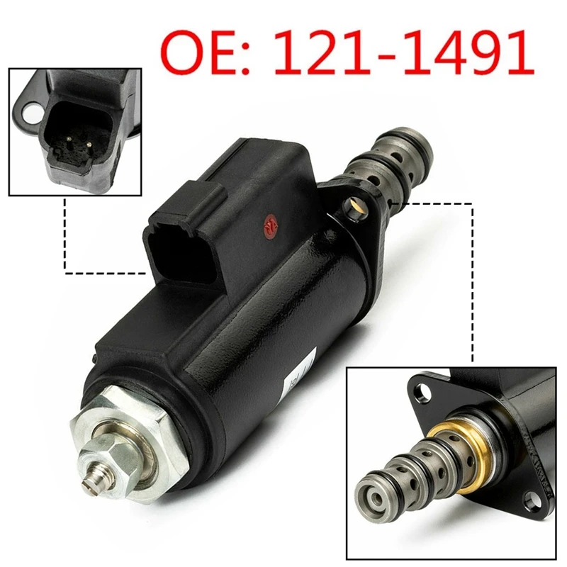 Экскаватор x 121-1491 для Caterpillar E320B/C/D 315C 325C 1211491 клапан электромагнитного поворотного