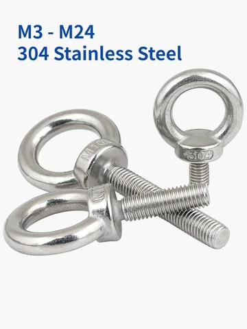 Болты с кольцом из нержавеющей стали M3-M24