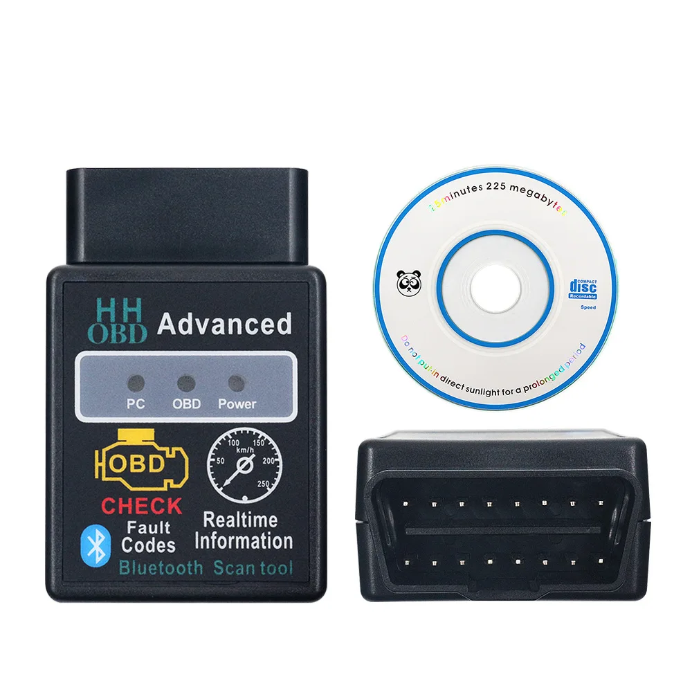 Мини ELM327 V2.1 Bluetooth HH OBD Расширенный OBDII OBD2 ELM 327 Автомобильный диагностический