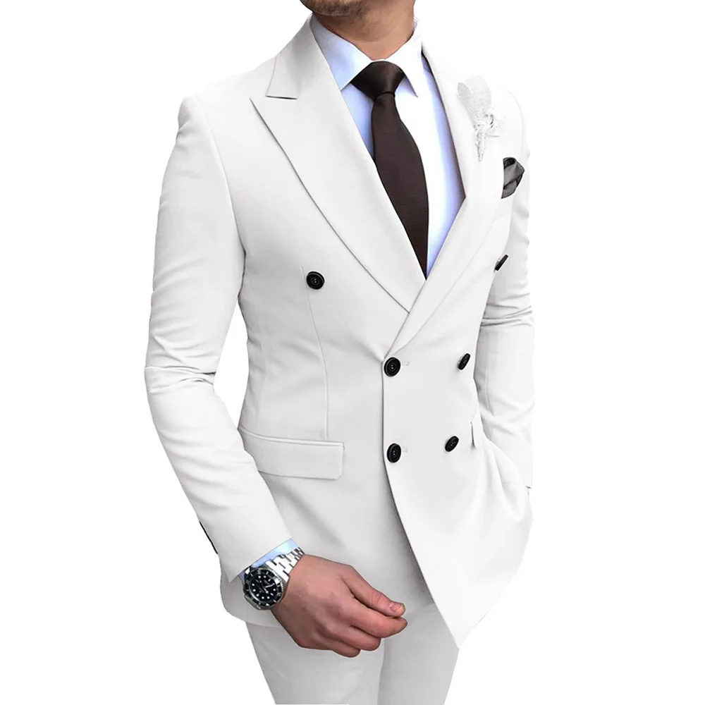 Mens Suit Formal Business Wedding Suits Best Man Blazer Groom Tuxedos Slim Fit（Blazer And Pants） Costume Homme Mariage