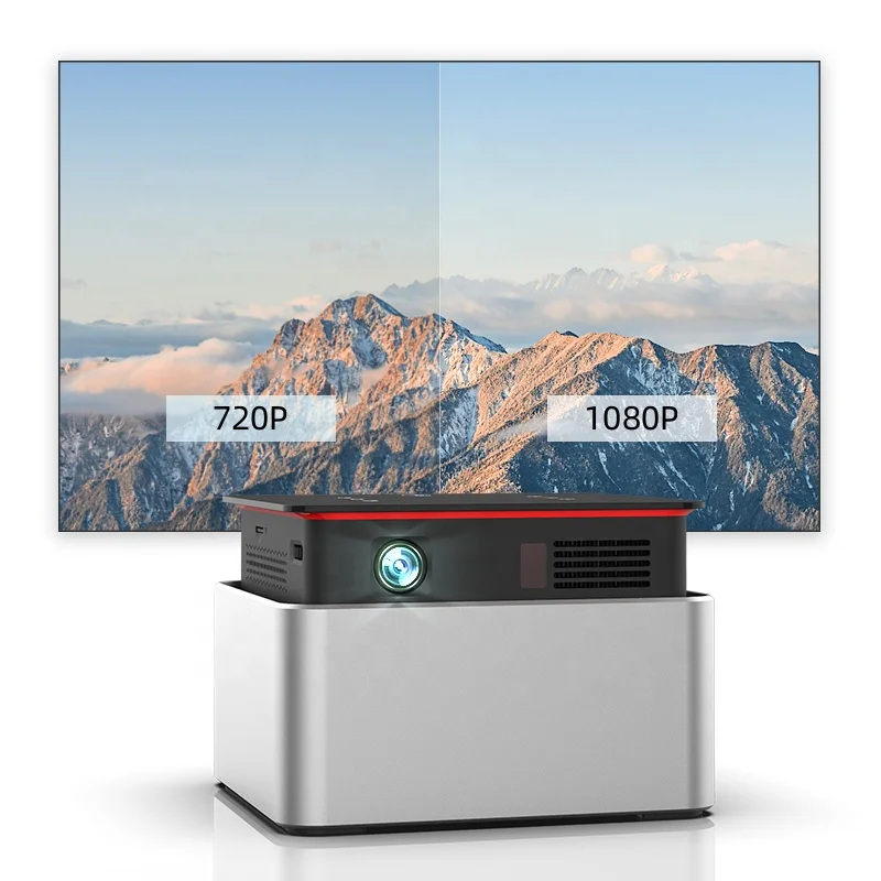 

3D проектор 1080P оригинальный 4K 30000 8000 Люмен кубический дневной мини Dlp карманный проектор