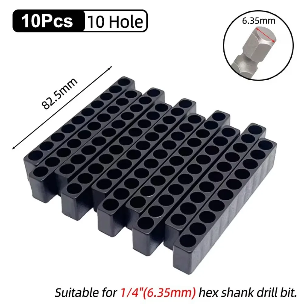 

Держатели бит отверток, черный, пластик, 10 штук