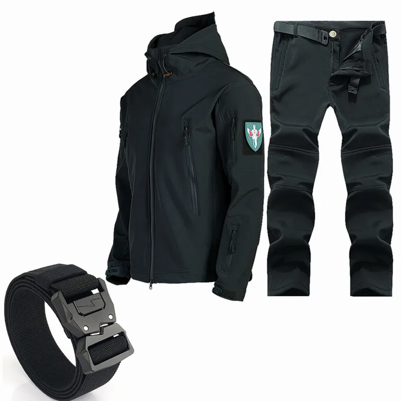 

Новинка, уличная мягкая куртка, Мужская осенняя и зимняя Флисовая теплая куртка, костюм Mountaeerg, водонепроницаемый, Wdproof, лыжный костюм Ridg Su