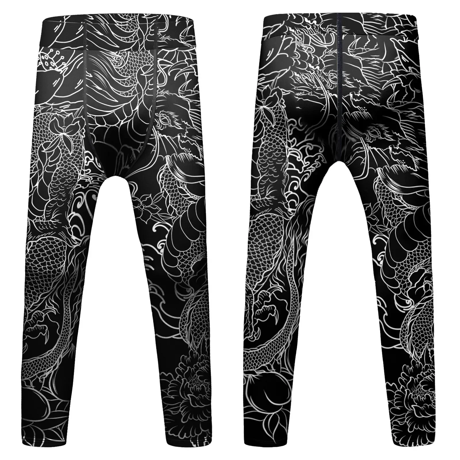 Детские Компрессионные Леггинсы для ММА быстросохнущие брюки джиу-джитсу и