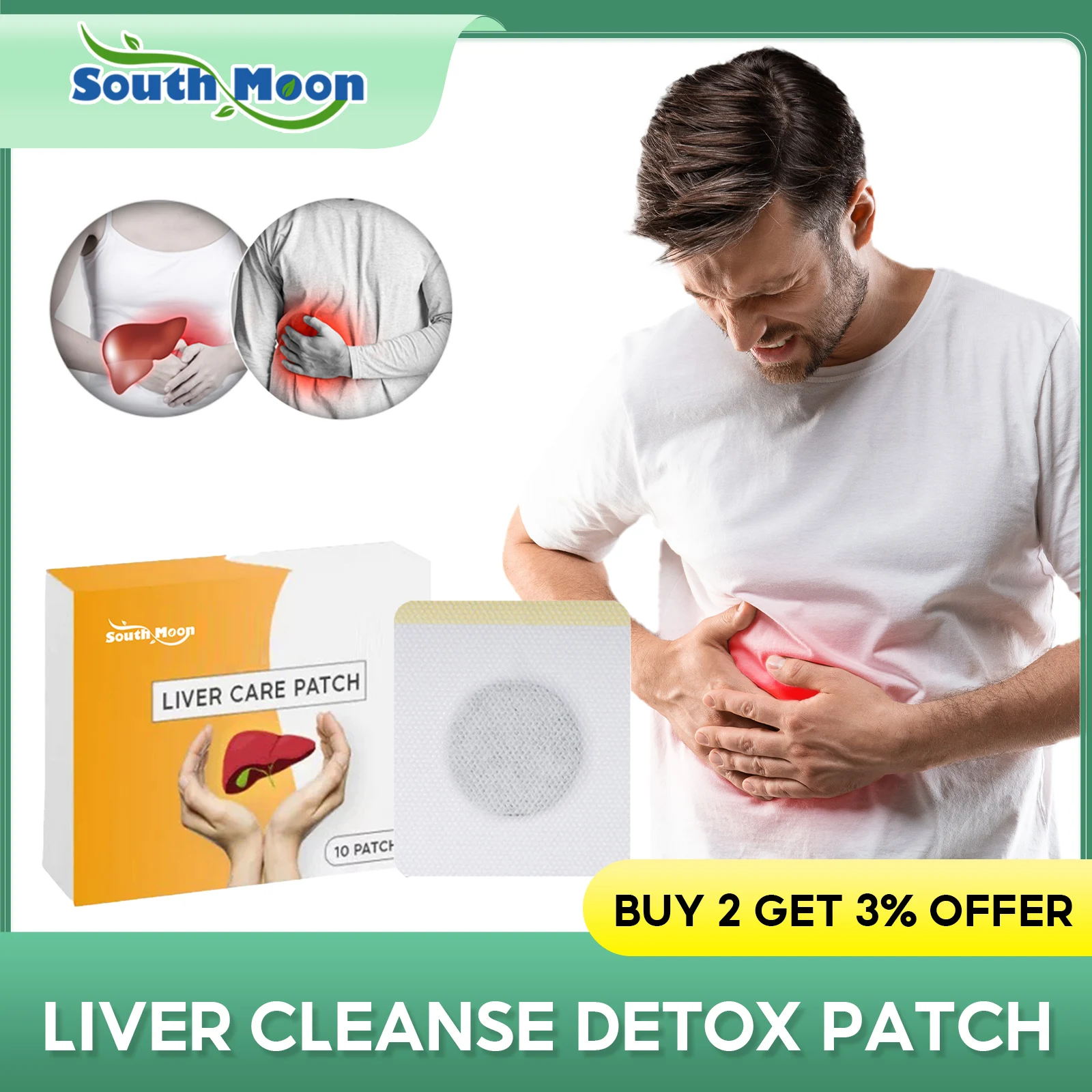 

Cleaning Liver Patches Prevent Cirrhosis Disease Relieve Anxiety Stress Fatigue Discomfortion Toxins Remove Liver Detox Plaster