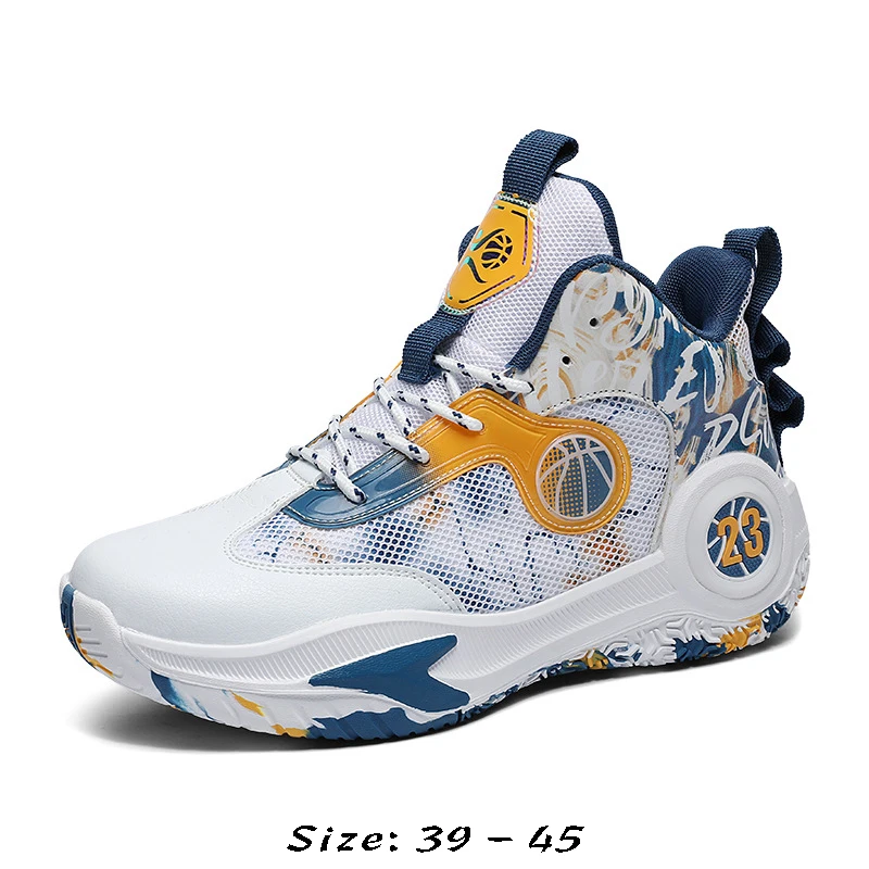 

High quality casual sport shoe for men new 2023 size 44 45 comfortable outdoor running basketball sneakers shoe - white