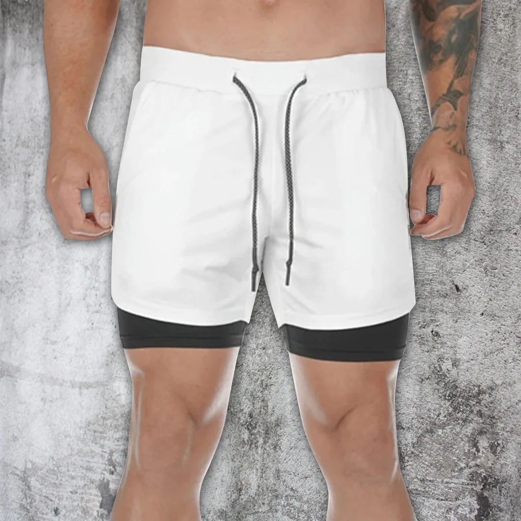 

Мужские летние быстросохнущие карманы внутри тренировочные спортивные короткие брюки для бега носки для мальчиков