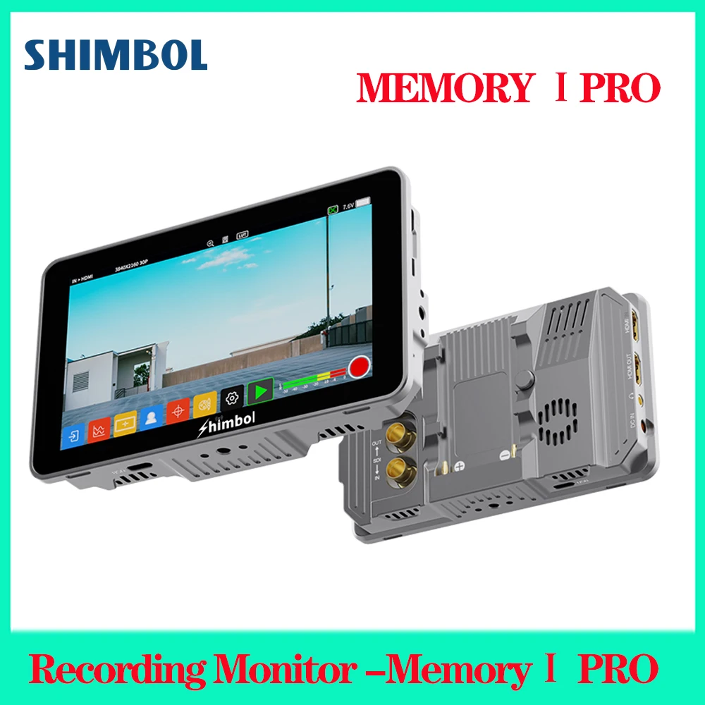 Монитор записи SHIMBOL MEMORY I PRO 5 5-дюймовый сенсорный экран 2000 нит монитор