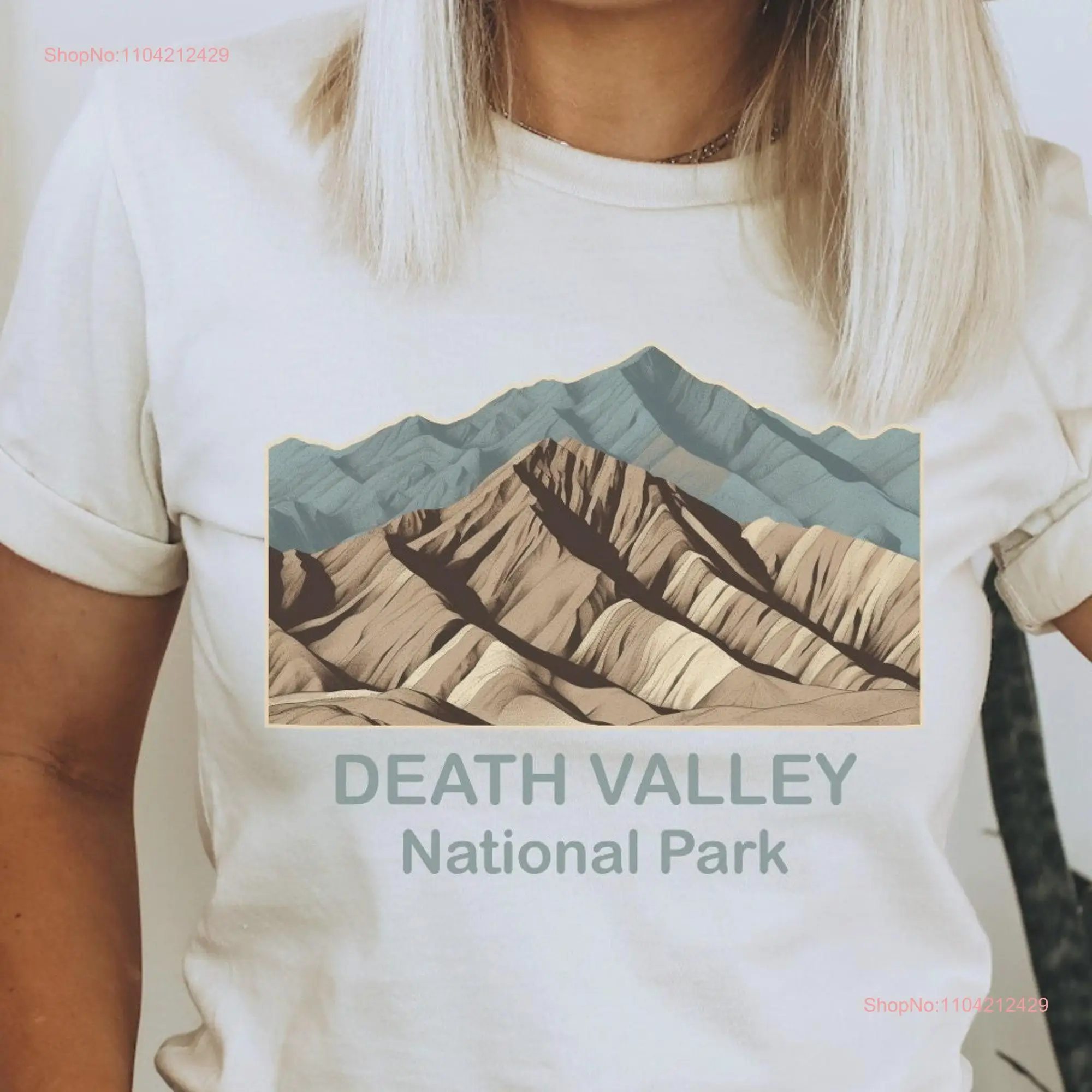 Футболка Национальный парк Долины для любителей путешествий наряд горных пеших