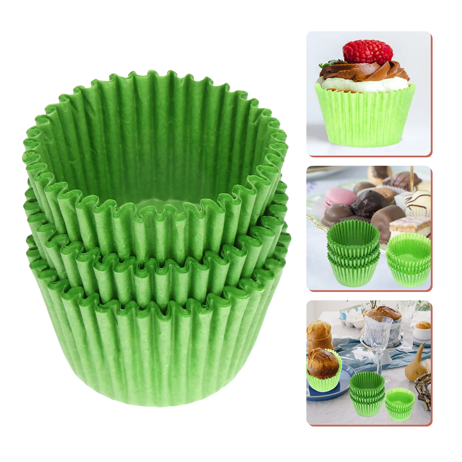 

1000 Pcs Cake Tray Cupcake Liner Mini Paper Cups Baking Food Grade Greaseproof Muffin Disposable Dessert Bowls