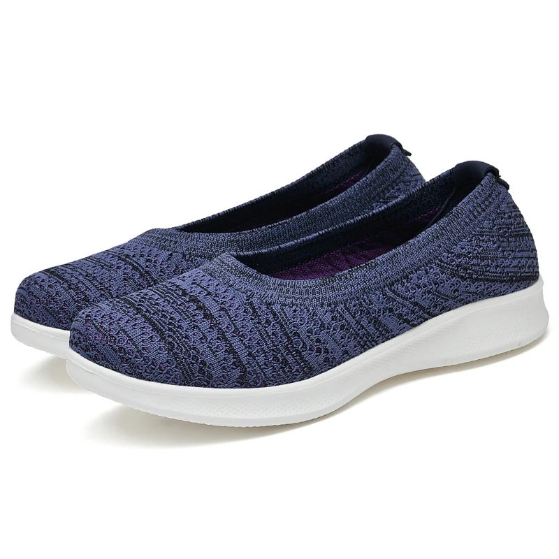 

Women Shoes Women Flats Shoes 2021 Breathe Soft Color Slip On Flat Shoes Ballet Flats Comfortable Ladies Shoe Mesh Zapatos Mujer