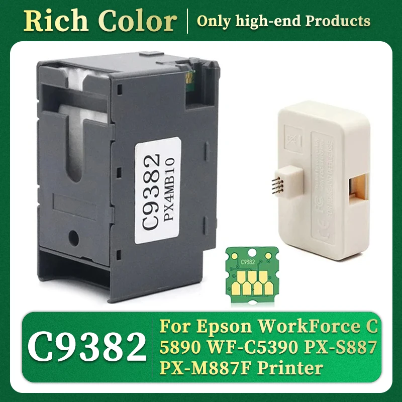 C9382 PX4MB C12C938211 Восстанавливающий чип для картриджа отработанных чернил Epson