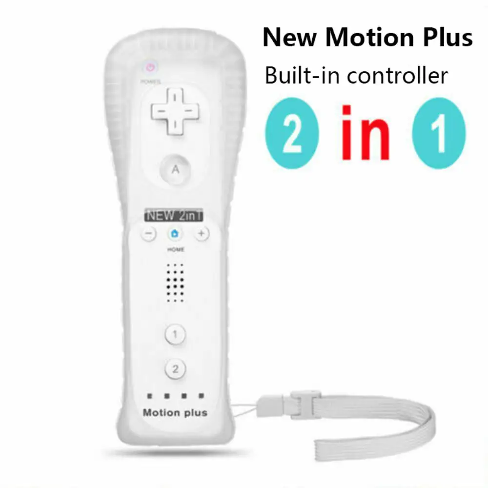 For Wii Remote Built-in Motion Plus Remote For Wii Controller Wii Remote Nunchuck Wii Motion Plus Controller Gamepad