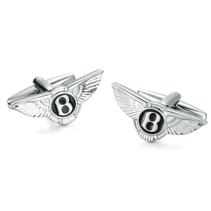 

Free Shipping Car Cufflinks Quality Brass Material Designer Bentley CuffLinks Wholesale & Retail