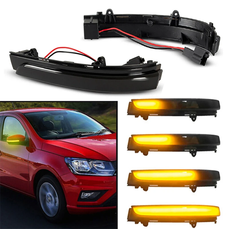 

Dynamic Rear Mirror LED Turn Signal Light For Volkswagen VW GOL G5 G6 G7 G8 2010-2021 Sequential Side Mirror Indicator Blinker