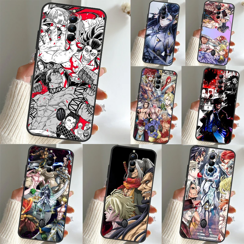Record Of Ragnarok Anime Case For Nubia Red Magic 8 Pro Plus Bumper Cover For ZTE Red Magic 5G 5S 6R 6S 7S 6 7 Pro