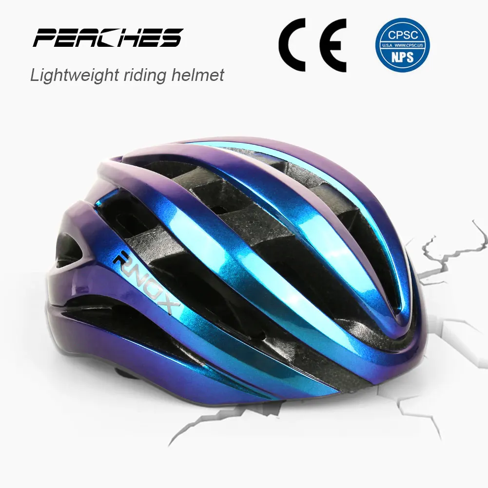 Capacete-casco de ciclismo profesional ultraligero para hombre y mujer, transpirable, seguro, moldeado integralmente