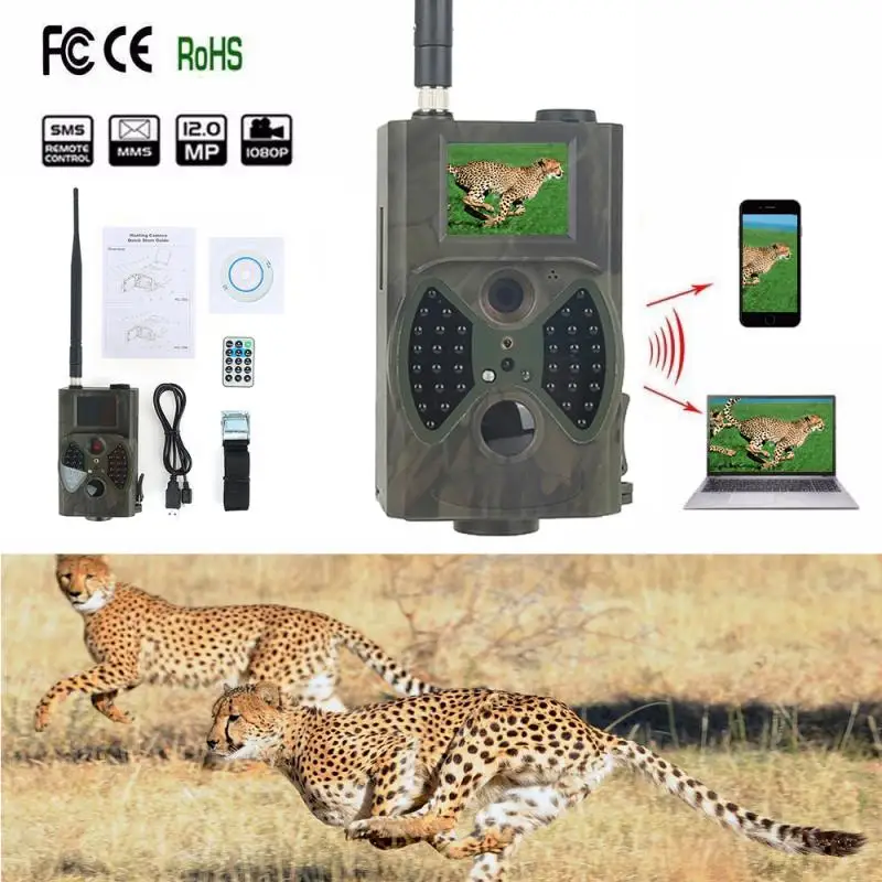 

NEW HC300M Hunting Camera Digital Infrared Game Outdoor Hunter Cameras Video Scouting GPRS/MMS/SMS Wild Hunting Camera HD 1080P