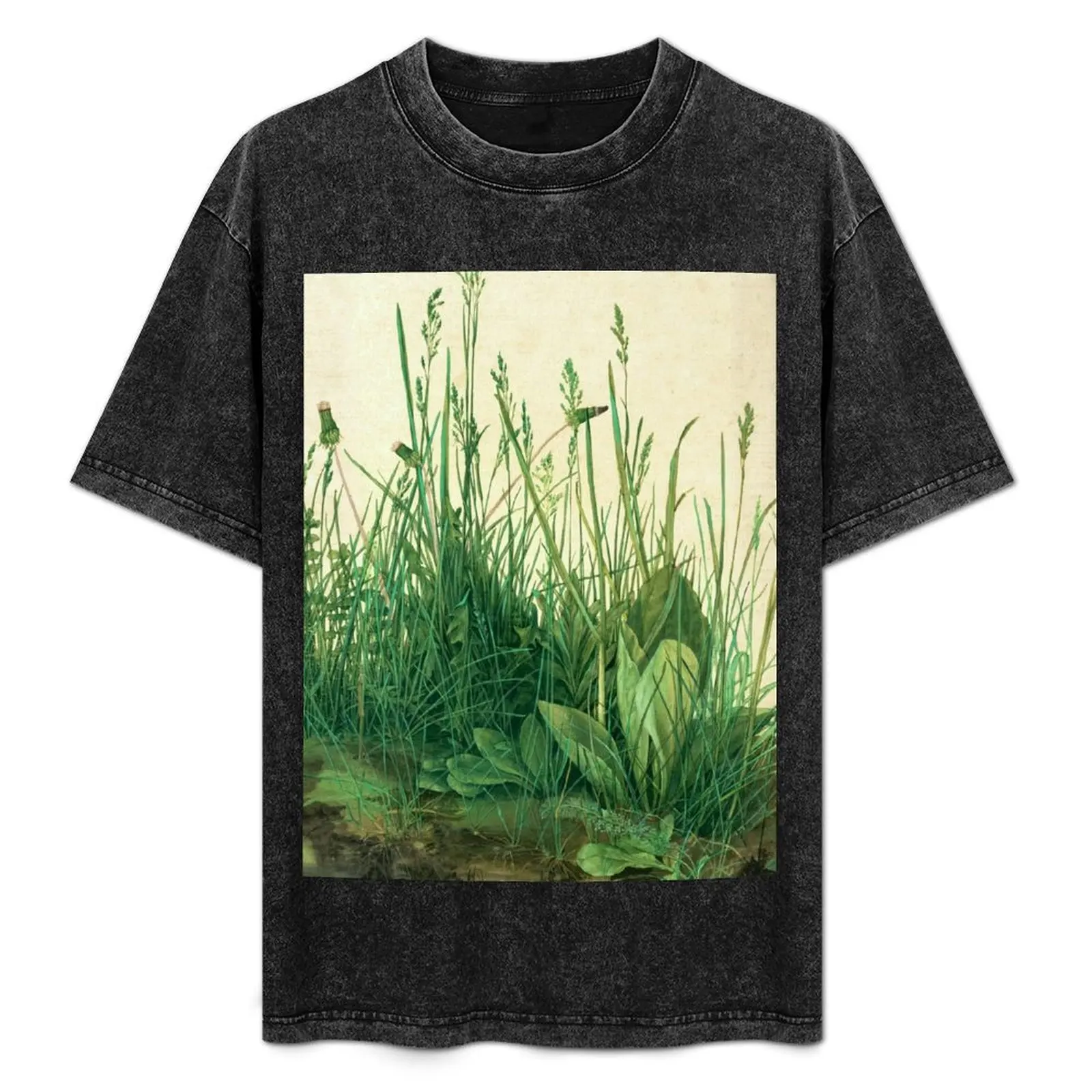 Футболка Albrecht Dürer The Large Piece of Turf негабаритная одежда в стиле хиппи рубашки с