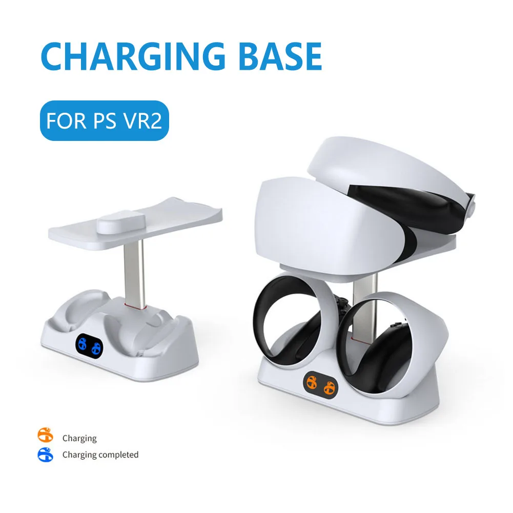 

VR Eyeglass Charging Base Type-C 5V 15A Eyeglass Charging Dock BS Aluminum Alloy with Pilot Lamp for PS VR2 for Charging
