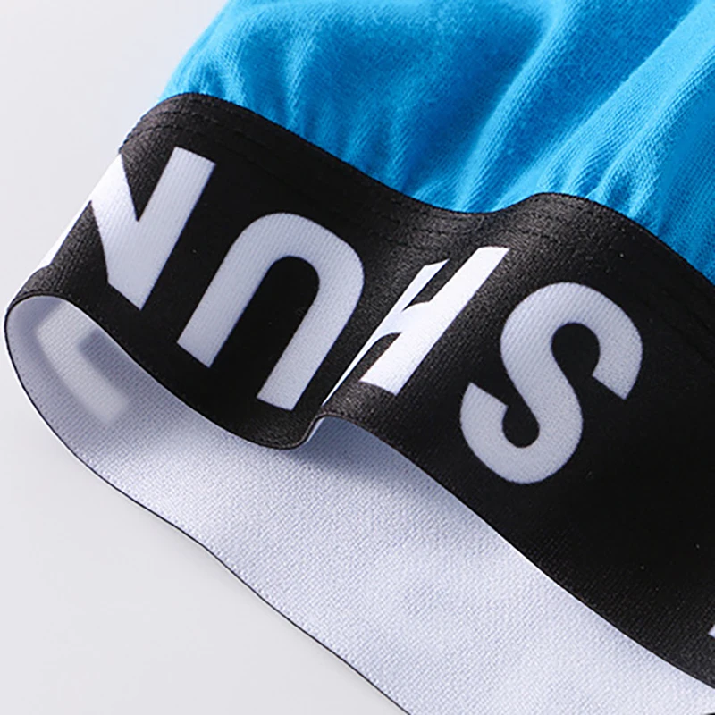 FK Solid 100% Cotton Men's Home Sports Pants Fashion Men's Casual Underpants Summer Thin Sports Arrow Pants Boxer Shorts 3Pcs